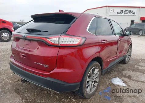 2015 Ford Edge Titanium z USA, uszkodzony, nr VIN 2FMPK4K8XFBC29453